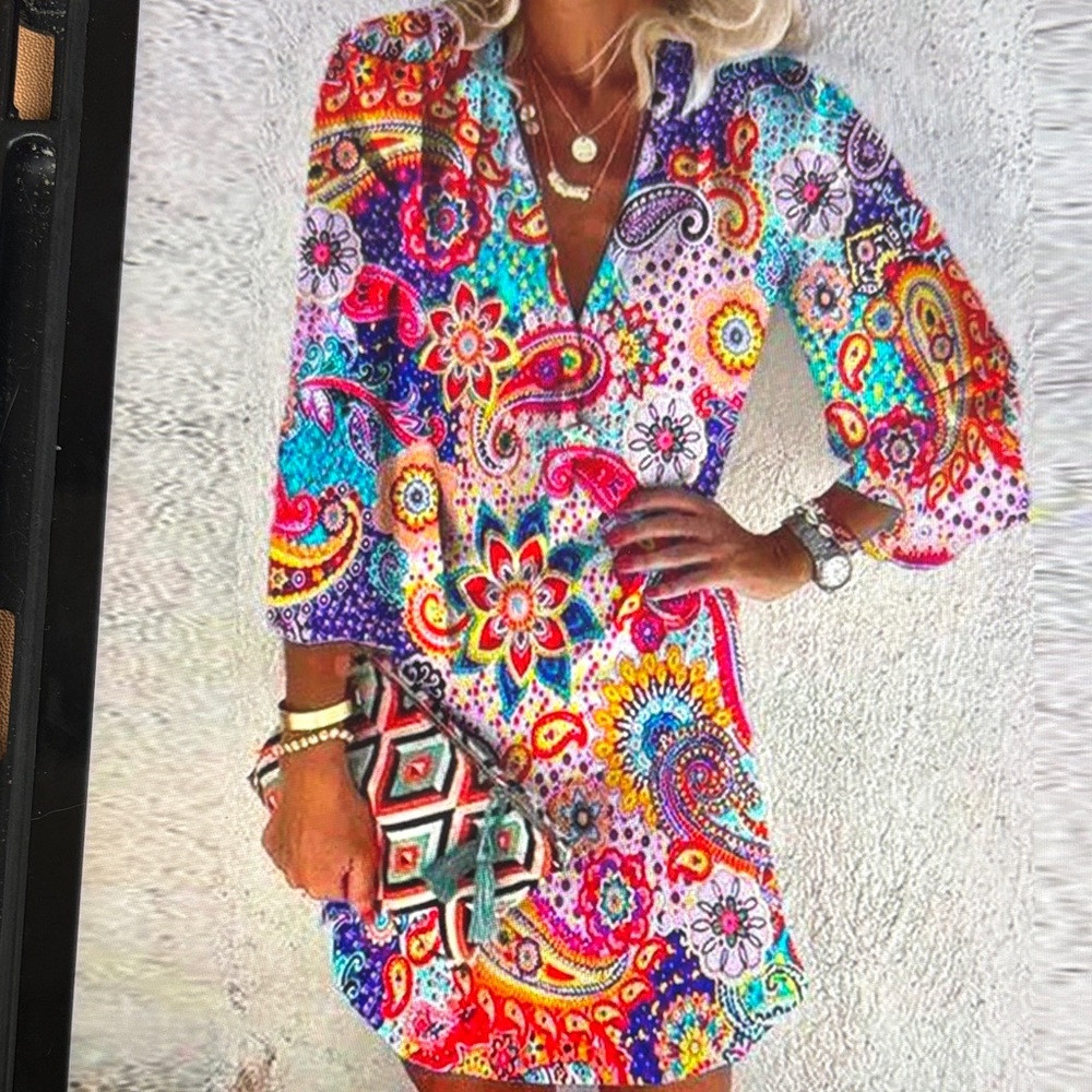 NWT Bryean Boho Dress Size Large